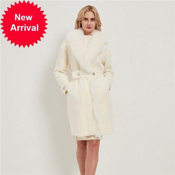 women's fur & faux real women coat jacket female lady winter warm collar long nylon trench parka ct041, Black
women's fur & faux real women coat jacket female lady winter warm collar long nylon trench parka ct041, Black