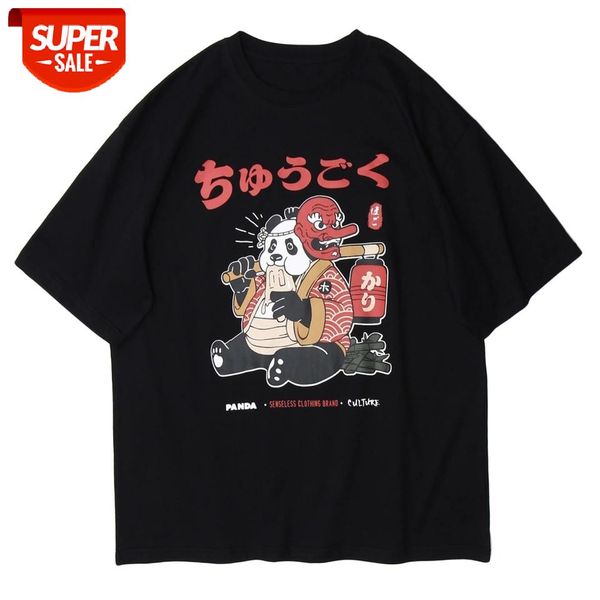 summer hiphop short sleeves harajuku men cartoon panda print streetwear tshirts cotton loose oversized casual #qe8y, White;black
summer hiphop short sleeves harajuku men cartoon panda print streetwear tshirts cotton loose oversized casual #qe8y, White;black
