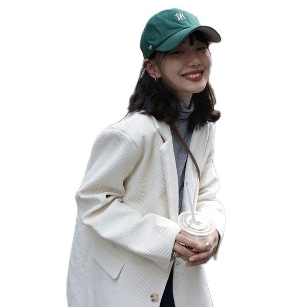 women's wool & blends vintage corduroy jacket beige brown loose single breasted suit 2021 office work thermal clothing casual s, Black
women's wool & blends vintage corduroy jacket beige brown loose single breasted suit 2021 office work thermal clothing casual s, Black