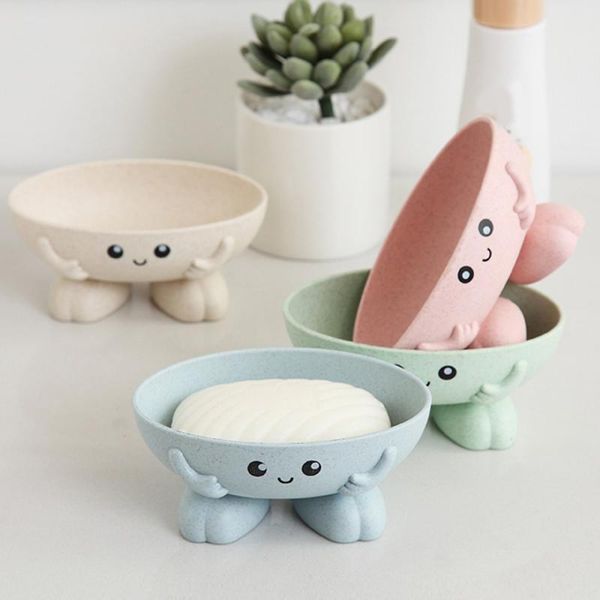 soap dishes eco-friendly box non-slip dish holder drain tray organizer cartoon shape plate bathroom accessories supplies
soap dishes eco-friendly box non-slip dish holder drain tray organizer cartoon shape plate bathroom accessories supplies