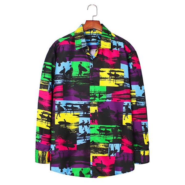 men's casual shirts comfort lapel button mens blouse streetwear fashion printing long sleeve shirt hawaiian g30, White;black
men's casual shirts comfort lapel button mens blouse streetwear fashion printing long sleeve shirt hawaiian g30, White;black