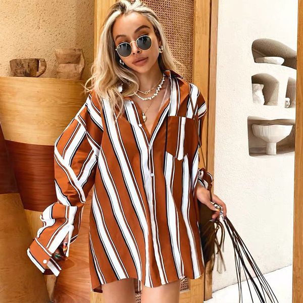 2021 new women spring autumn long sleeves striped printed office lady fashion short turn down collar outerwear au8s, White
2021 new women spring autumn long sleeves striped printed office lady fashion short turn down collar outerwear au8s, White