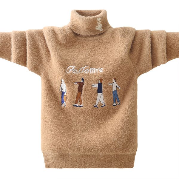 winter boys sweater keep warm cotton clothing children's sweater turtleneck pullover sweater kids clothes boys clothing 210308, Blue
winter boys sweater keep warm cotton clothing children's sweater turtleneck pullover sweater kids clothes boys clothing 210308, Blue