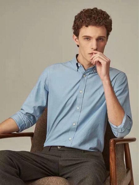 men's casual shirts 217329hjs21 early spring six color business versatile comfortable long sleeve shirt, White;black
men's casual shirts 217329hjs21 early spring six color business versatile comfortable long sleeve shirt, White;black