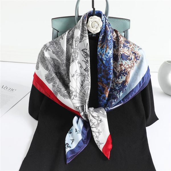 scarves 2021 women scarf silk square shawl hijab wrap lady foulard floral animal print female headband spring neckerchief, Blue;gray
scarves 2021 women scarf silk square shawl hijab wrap lady foulard floral animal print female headband spring neckerchief, Blue;gray
