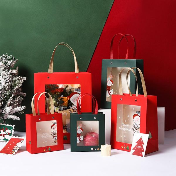 4pcs/lot multifuntion christmas paper bag 14*15*6.8cm festival gift bags with handles christmas party supplies for event party
4pcs/lot multifuntion christmas paper bag 14*15*6.8cm festival gift bags with handles christmas party supplies for event party