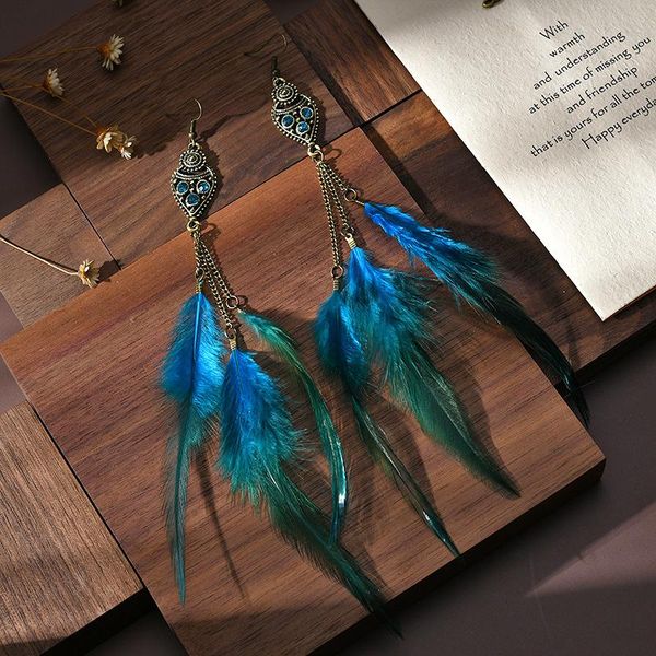 hoop & huggie style europe and america exaggerated earrings long-style vintage feather water drop drill chain tassel, Golden;silver
hoop & huggie style europe and america exaggerated earrings long-style vintage feather water drop drill chain tassel, Golden;silver