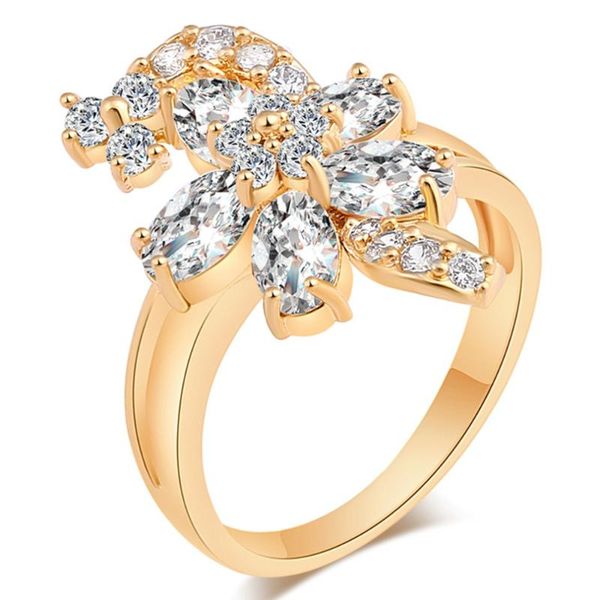 wedding rings luxury crystal flower ring micro pave zircon gold fashion desgin austrian crystals jewelry for party wholesale, Slivery;golden
wedding rings luxury crystal flower ring micro pave zircon gold fashion desgin austrian crystals jewelry for party wholesale, Slivery;golden