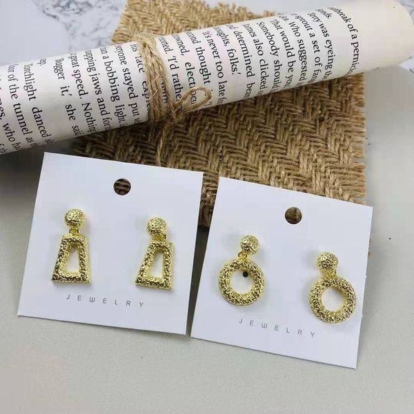 silver needle metal wind s925 circle high texture earrings geometric net red simple cold, Golden;silver
silver needle metal wind s925 circle high texture earrings geometric net red simple cold, Golden;silver
