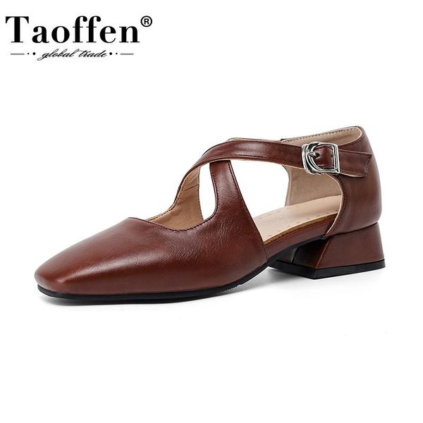 sandals taoffen size 32-43 arrival women high heel summer shoes buckle strap ladies casual footwear, Black
sandals taoffen size 32-43 arrival women high heel summer shoes buckle strap ladies casual footwear, Black