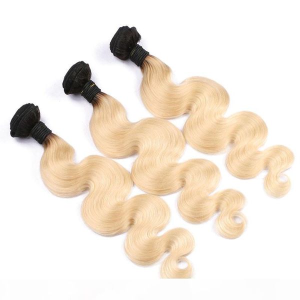 613 blonde ombre hair 3 bundles lot two tone 1b 613 honey blonde dark roots ombre brazilian body wave wavy human hair extensions, Black;brown
613 blonde ombre hair 3 bundles lot two tone 1b 613 honey blonde dark roots ombre brazilian body wave wavy human hair extensions, Black;brown