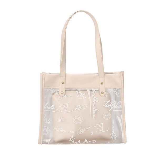 duffel bags 2021 summer fashion simple one-shoulder handbag female transparent bag wholesale large-capacity letter
duffel bags 2021 summer fashion simple one-shoulder handbag female transparent bag wholesale large-capacity letter