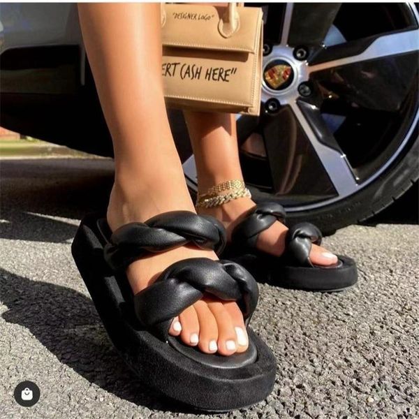 slippers big size shoes women summer slides platform pantofle low 2021 soft rome pu fabric basic casual hoof heels rubber, Black
slippers big size shoes women summer slides platform pantofle low 2021 soft rome pu fabric basic casual hoof heels rubber, Black