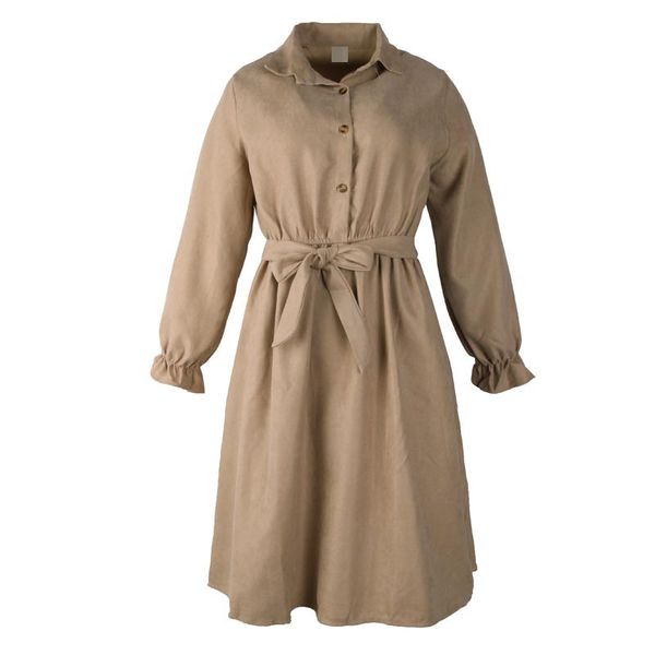 casual dresses corduroy solid women autumn winter bandage buttons vintage bow korean sweet femme dress 2021, Black;gray
casual dresses corduroy solid women autumn winter bandage buttons vintage bow korean sweet femme dress 2021, Black;gray