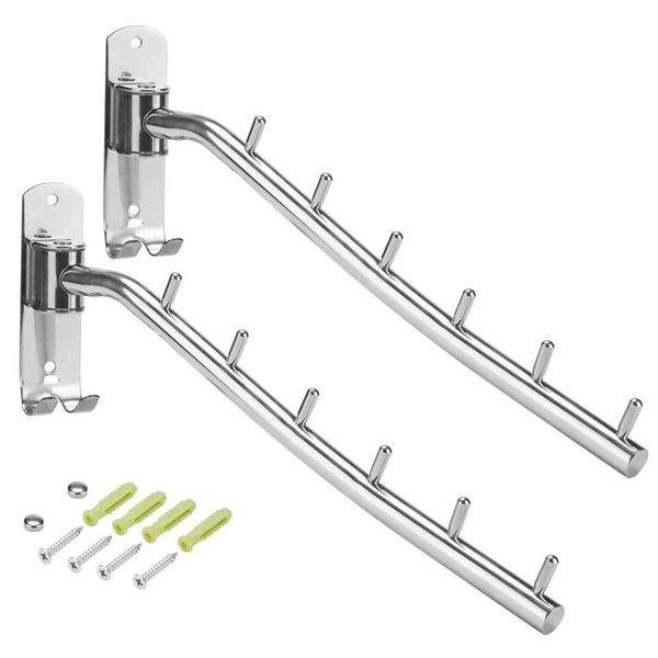 robe hooks folding clothes rack, stainless steel wall mounted hanger with 6 heavy duty swing holder closet storage or
robe hooks folding clothes rack, stainless steel wall mounted hanger with 6 heavy duty swing holder closet storage or