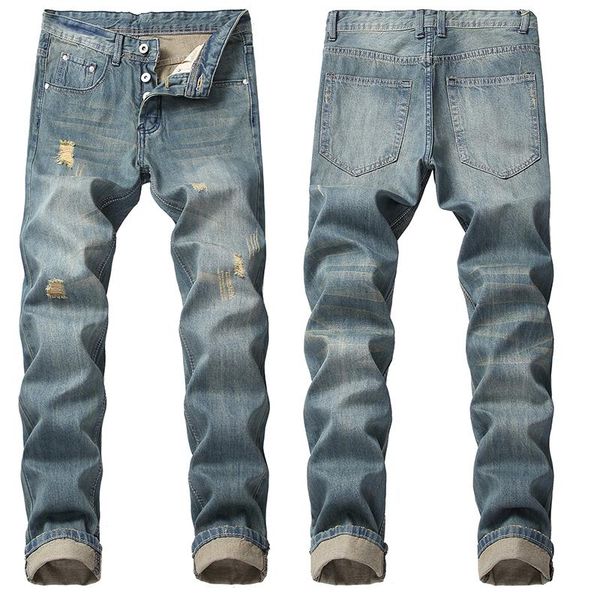 men's jeans spring and summer 2021 feet pants korean version of slim casual trendy washed denim straight, Blue
men's jeans spring and summer 2021 feet pants korean version of slim casual trendy washed denim straight, Blue
