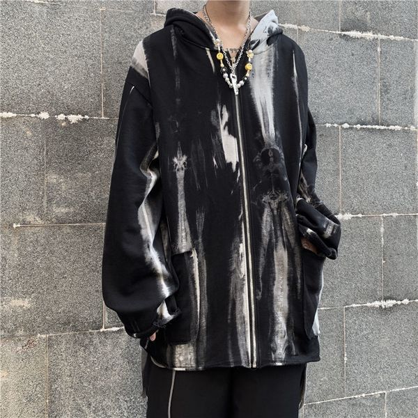 2021 new autumn tie-dye hoodies men's fashion casual cardigan sweatshirt men streetwear wild loose hip-hop zipper hoodie mens hoody 4fv, Black
2021 new autumn tie-dye hoodies men's fashion casual cardigan sweatshirt men streetwear wild loose hip-hop zipper hoodie mens hoody 4fv, Black