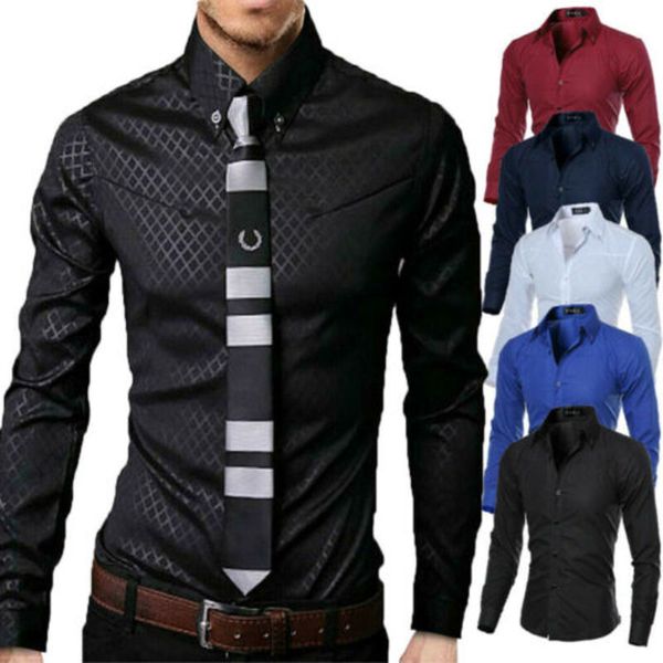 fashion shirts solid long mouwen british style office cato lent herfst new arrivals slim fit man men's shirt, White;black
fashion shirts solid long mouwen british style office cato lent herfst new arrivals slim fit man men's shirt, White;black