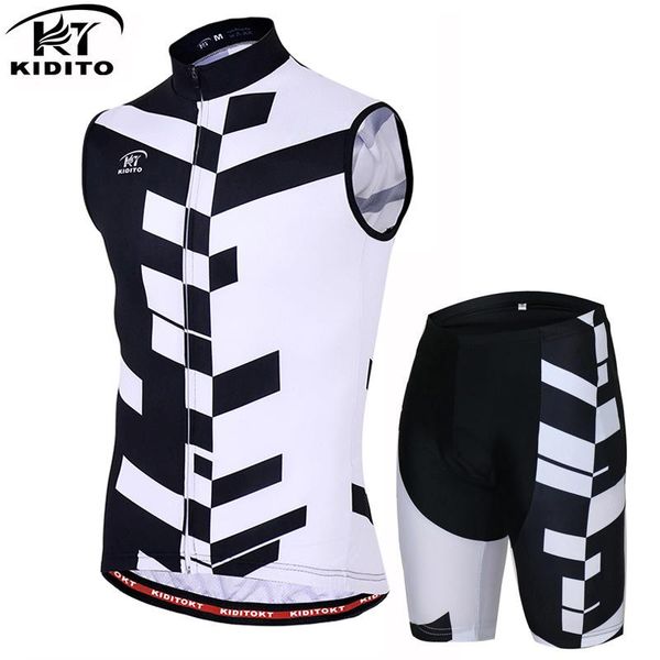 racing sets kiditokt sleeveless cycling jersey set mtb bicycle clothing vests bike wear clothes maillot ropa ciclismo verano, Black;blue
racing sets kiditokt sleeveless cycling jersey set mtb bicycle clothing vests bike wear clothes maillot ropa ciclismo verano, Black;blue