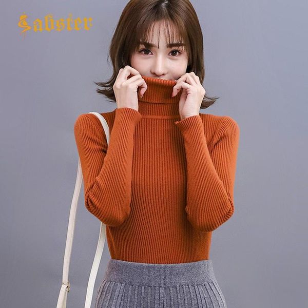 women's sweaters sweater female 2021 thick turtleneck warm women pullover fashion rib knitted jumper xz388, White;black
women's sweaters sweater female 2021 thick turtleneck warm women pullover fashion rib knitted jumper xz388, White;black