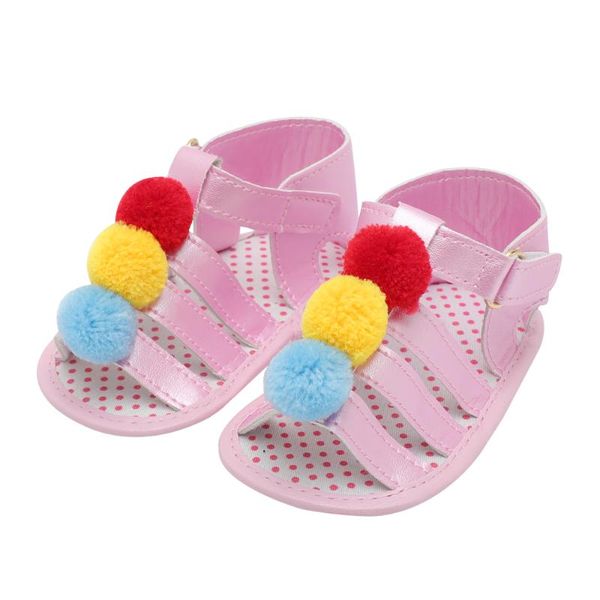 fashion pu baby girl summer shoes sandals lightweight soft sole non-slip colorful pompon prewalker for infant toddler baby, Black;red
fashion pu baby girl summer shoes sandals lightweight soft sole non-slip colorful pompon prewalker for infant toddler baby, Black;red