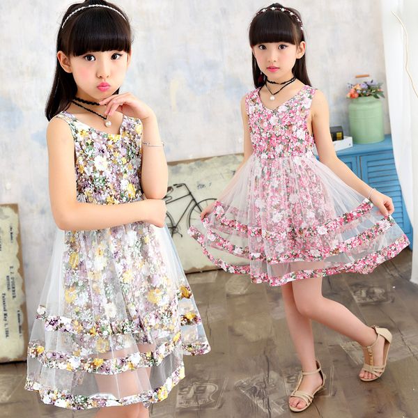 2021 new fashion floral summer dress girl clothes sleeveless children dress mesh princess dress for girls for 4-12 year old, Red;yellow
2021 new fashion floral summer dress girl clothes sleeveless children dress mesh princess dress for girls for 4-12 year old, Red;yellow