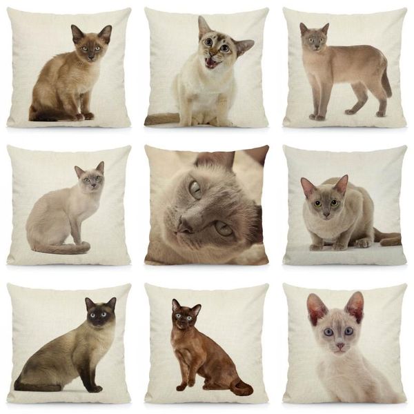 cushion/decorative pillow xunyu cute tonkinese cat cushion cover animal print throw case home decoration sofa decorative pillowcase 45x45cm
cushion/decorative pillow xunyu cute tonkinese cat cushion cover animal print throw case home decoration sofa decorative pillowcase 45x45cm