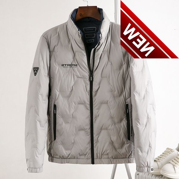 fashion lightweight down jacket men's autumn winter stand collar casual short windbreaker warm white duck coat male, Black
fashion lightweight down jacket men's autumn winter stand collar casual short windbreaker warm white duck coat male, Black