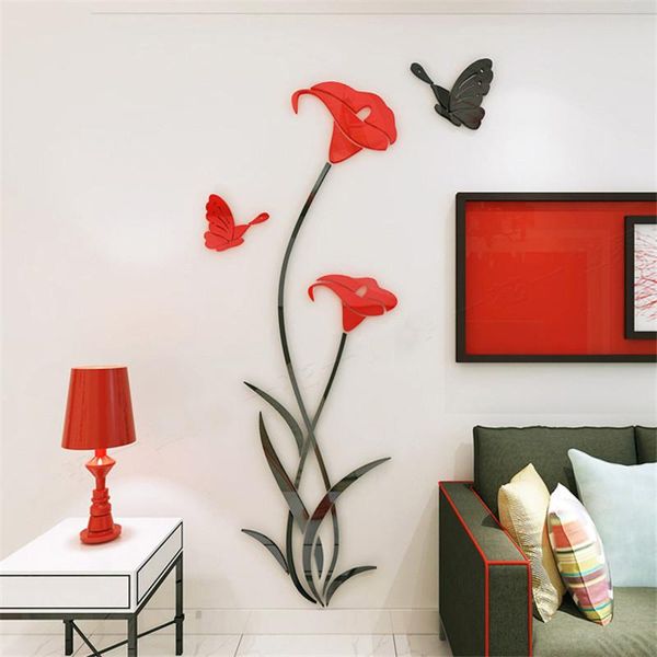wall stickers crystal acrylic 3d flower butterfly sticker bedroom restaurant tv background decoration home decor 
wall stickers crystal acrylic 3d flower butterfly sticker bedroom restaurant tv background decoration home decor