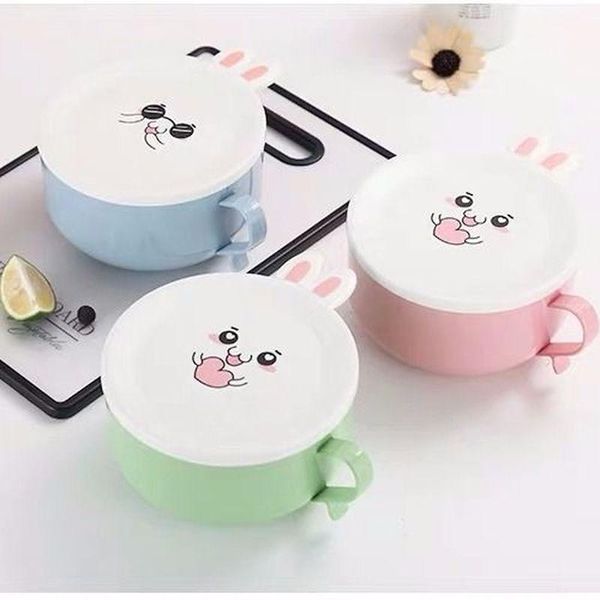 bowls household stainless steel instant noodle bowl with lid large student female dormitory lunch box
bowls household stainless steel instant noodle bowl with lid large student female dormitory lunch box
