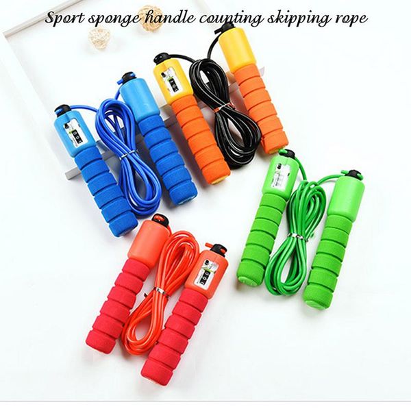 professional jump rope with electronic counter 2.9m adjustable fast speed counting skipping rope jumping wire workout equipments
professional jump rope with electronic counter 2.9m adjustable fast speed counting skipping rope jumping wire workout equipments