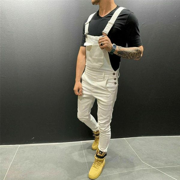 men trend fashion male denim dungaree bib overalls jumpsuits moto biker jeans broek young house work doek, Black
men trend fashion male denim dungaree bib overalls jumpsuits moto biker jeans broek young house work doek, Black