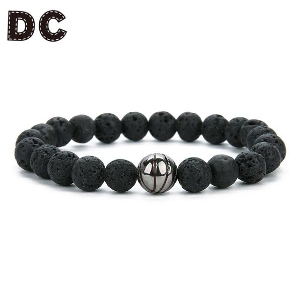 charm bracelets dc fashion sports charms copper basketball elastic volcanic beaded bracelet for women men gift jewelry pluseras, Golden;silver
charm bracelets dc fashion sports charms copper basketball elastic volcanic beaded bracelet for women men gift jewelry pluseras, Golden;silver