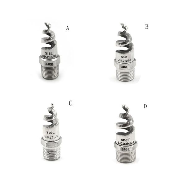 stainless steel spray sprinkler head spiral cone atomization nozzle 1/4" 3/8" 1/2" 3/4" 316 watering equipments
stainless steel spray sprinkler head spiral cone atomization nozzle 1/4" 3/8" 1/2" 3/4" 316 watering equipments