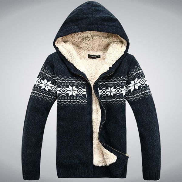 thicken fleece icpans wool man sweater hooded winter cardigan our ear new fashion cotton red blue size l x 7srv, White
thicken fleece icpans wool man sweater hooded winter cardigan our ear new fashion cotton red blue size l x 7srv, White