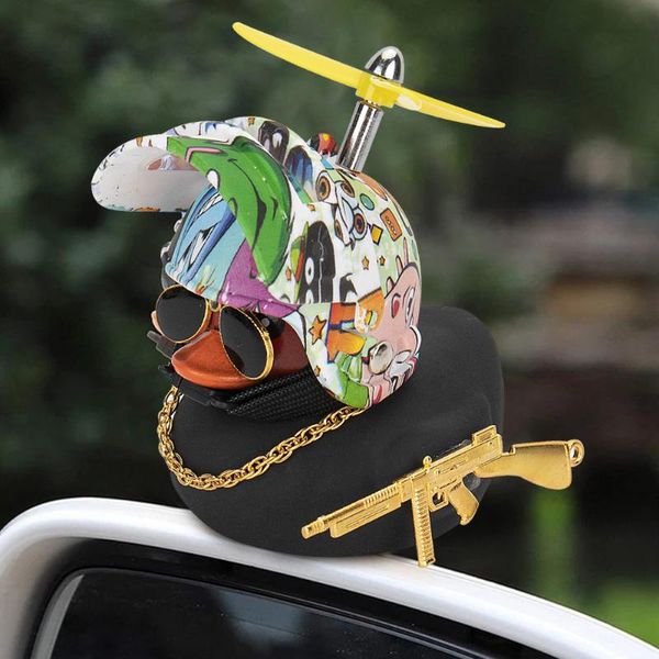 interior decorations luminous standing duck with level 3 helmet car decoration black for bike motor light accessories
interior decorations luminous standing duck with level 3 helmet car decoration black for bike motor light accessories