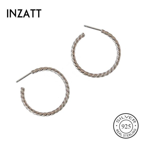 stud inzains real 925 sterling silver spiral earrings for fashion women party minimalist fine jewelry 18k gold accessories, Golden;silver
stud inzains real 925 sterling silver spiral earrings for fashion women party minimalist fine jewelry 18k gold accessories, Golden;silver