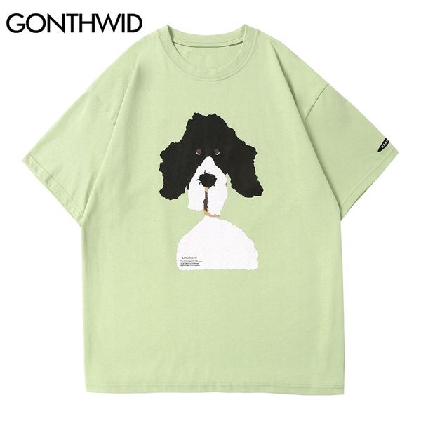 short sleeve tees shirts summer streetwear hip hop cartoon dog print cotton t-shirts fashion harajuku casual loose 210602, White;black
short sleeve tees shirts summer streetwear hip hop cartoon dog print cotton t-shirts fashion harajuku casual loose 210602, White;black
