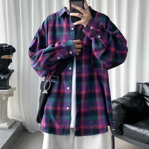privathinker men's plaid long sleeve shirts harajuku streetwear oversized for women causal blouse men clothing 210809, White;black
privathinker men's plaid long sleeve shirts harajuku streetwear oversized for women causal blouse men clothing 210809, White;black