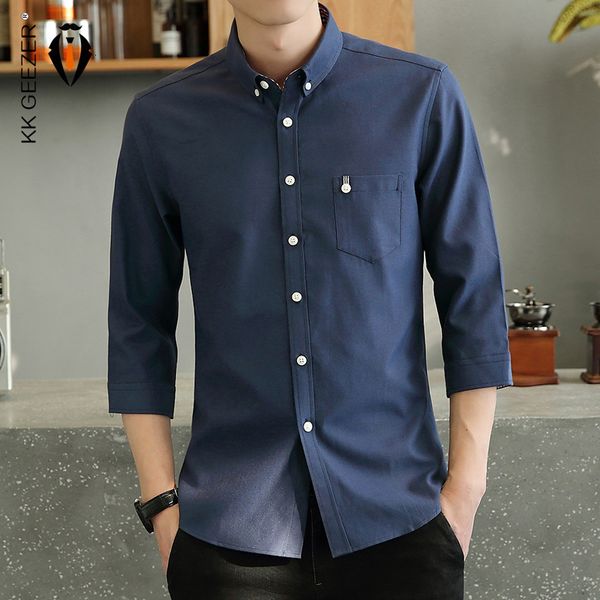 gentlemen tuxedo shirt three quarters formal business social slim fit long mouwen casual button down anti-wrinkle shirts, White;black
gentlemen tuxedo shirt three quarters formal business social slim fit long mouwen casual button down anti-wrinkle shirts, White;black