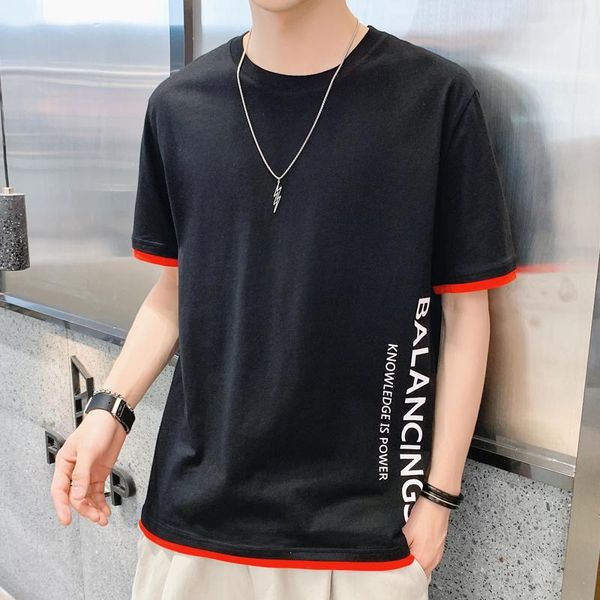 men's t-shirts tfetters summer arrival t shirts men short sleeve o-neck cotton clothe casual letter print fake two piece youth clothing, White;black
men's t-shirts tfetters summer arrival t shirts men short sleeve o-neck cotton clothe casual letter print fake two piece youth clothing, White;black