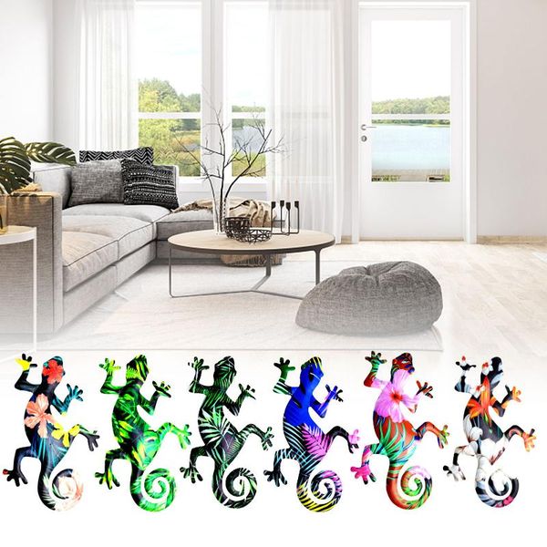 garden decorations 6 pcs metal gecko wall decor 22x13cm art craft sculptures lizard for outdoor backyard porch lawn fence decoration
garden decorations 6 pcs metal gecko wall decor 22x13cm art craft sculptures lizard for outdoor backyard porch lawn fence decoration