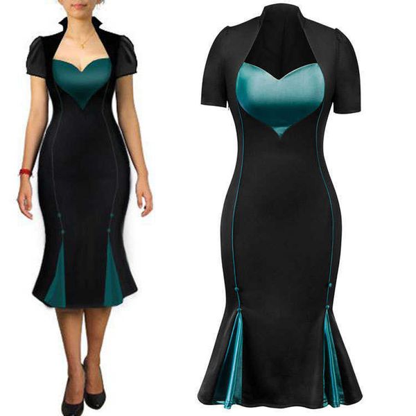 sleeved dress spring and summer banquet skirt with slim fit wrap hip v-neck fishtail elegant drs, Black;gray
sleeved dress spring and summer banquet skirt with slim fit wrap hip v-neck fishtail elegant drs, Black;gray