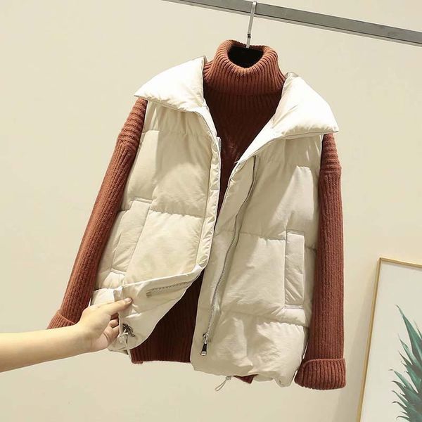 women's vests 2021 autumn down vest women warm winter waistcoat female thick sleeveless jacket for yellow white, Black;white
women's vests 2021 autumn down vest women warm winter waistcoat female thick sleeveless jacket for yellow white, Black;white