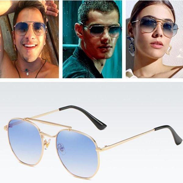 sunglasses 2021 fashion blue gradient women men polygon lens metal vintage classic brand design sun glasses uv400, White;black
sunglasses 2021 fashion blue gradient women men polygon lens metal vintage classic brand design sun glasses uv400, White;black