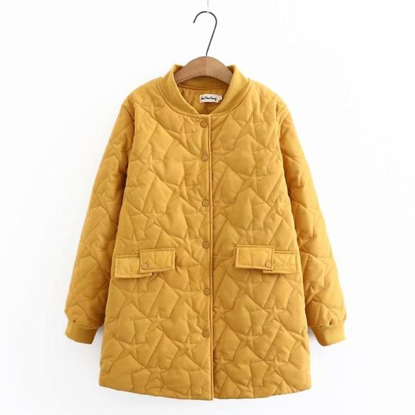 plus size solid gold black women loose pockets quilted coats 2021 new winter casual ladies parkas jackets female, Black;white
plus size solid gold black women loose pockets quilted coats 2021 new winter casual ladies parkas jackets female, Black;white