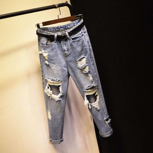 women's jeans casual retro denim bagge ripped mom streetwear high waist women fashion woman girls harem pants trousers c7648, Blue
women's jeans casual retro denim bagge ripped mom streetwear high waist women fashion woman girls harem pants trousers c7648, Blue