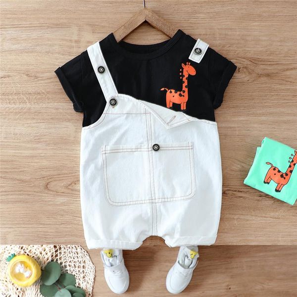 clothing sets hylkidhuose summer baby girls boys giraffe short sleeve t shirt denim shorts children kids casual clothes outfit, White
clothing sets hylkidhuose summer baby girls boys giraffe short sleeve t shirt denim shorts children kids casual clothes outfit, White