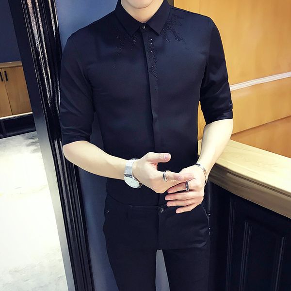 new mode 2021 summer man shirt streetwear half-mango shirts fit fine men's simple club graduate tuxedo 1dkr, Black;brown
new mode 2021 summer man shirt streetwear half-mango shirts fit fine men's simple club graduate tuxedo 1dkr, Black;brown