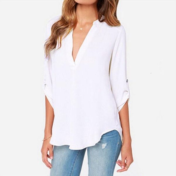 summer autumn casual women blouses v neck chiffon and long sleeve black white ladies
summer autumn casual women blouses v neck chiffon and long sleeve black white ladies